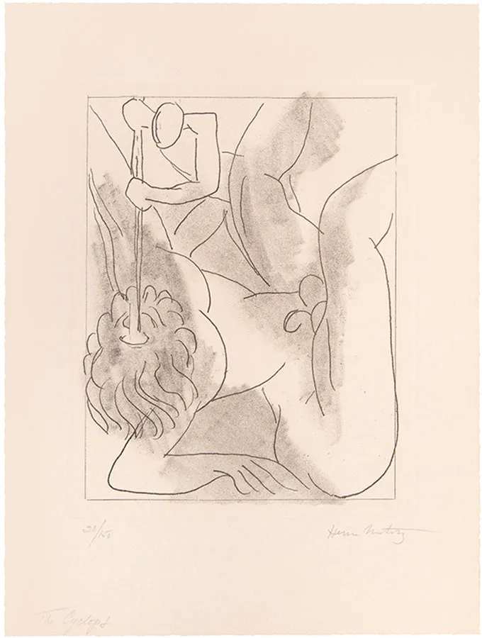 Six Signed Proofs of Original Etchings by Henri Matisse