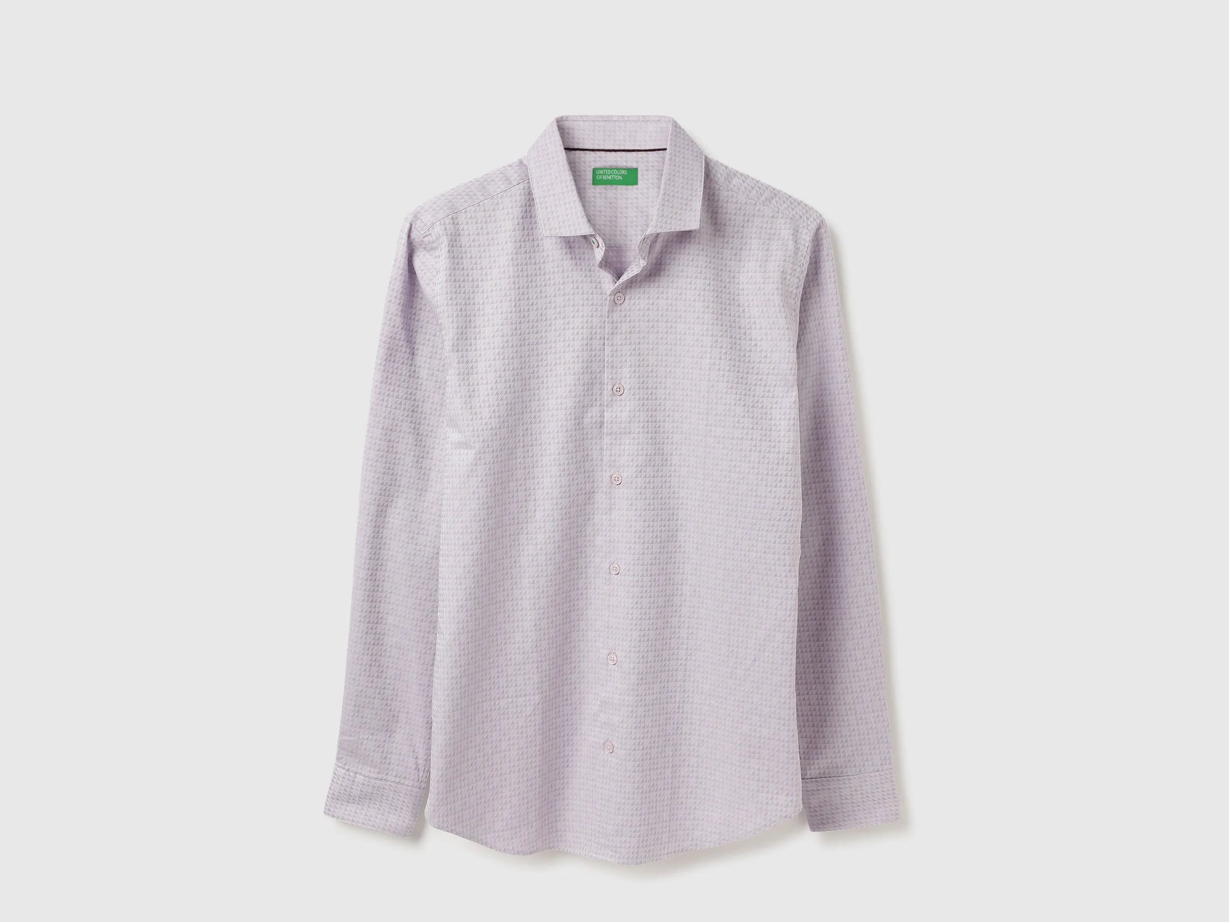 Slim Fit Cut Away Printed Shirts