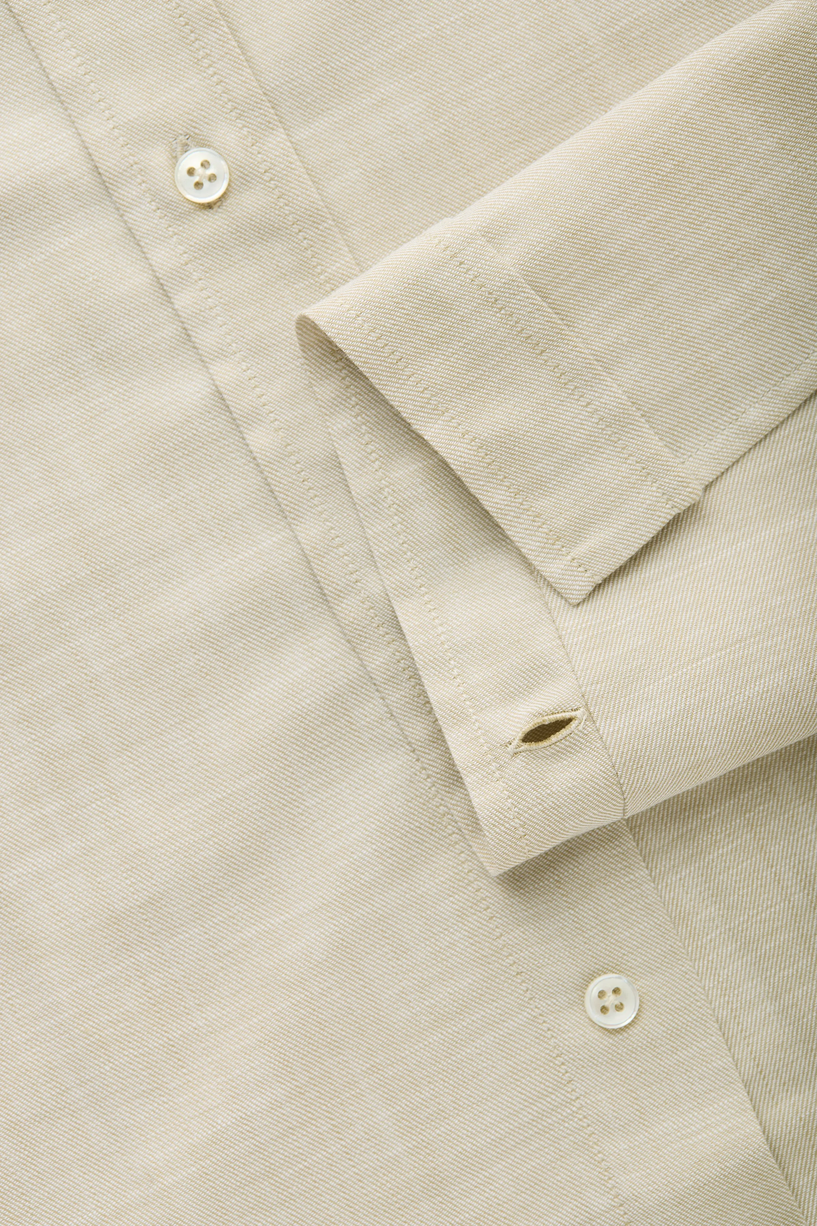 Slim Long Sleeve Cotton Shirt Salvia