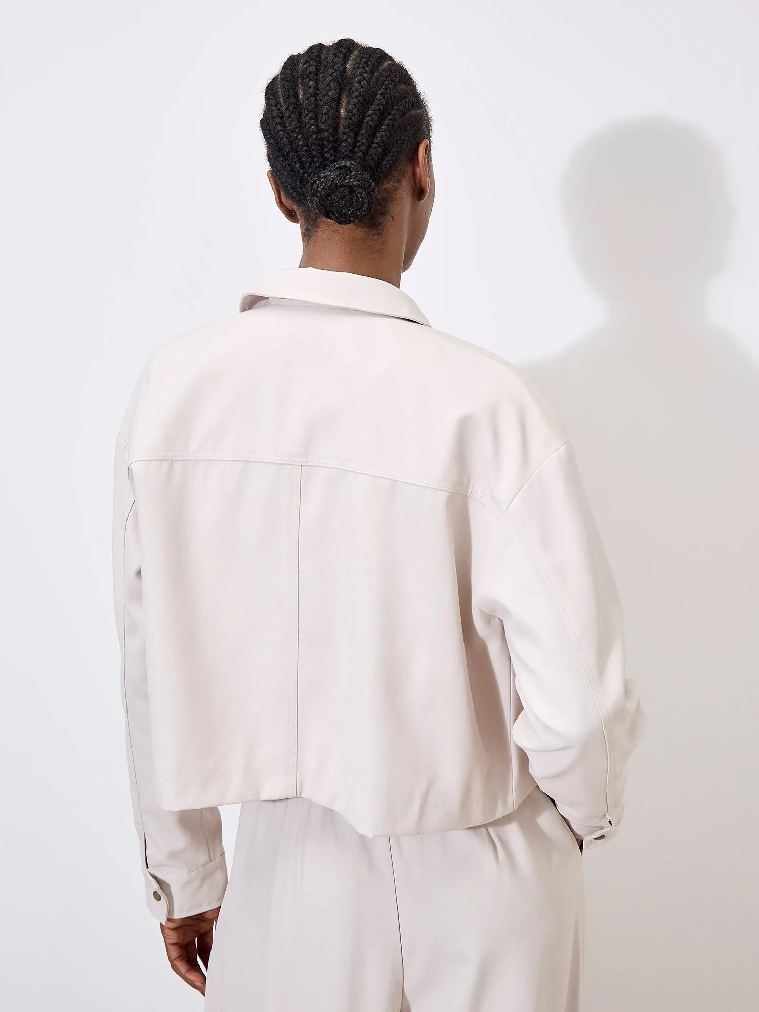Soft Tailored Cropped Jacket