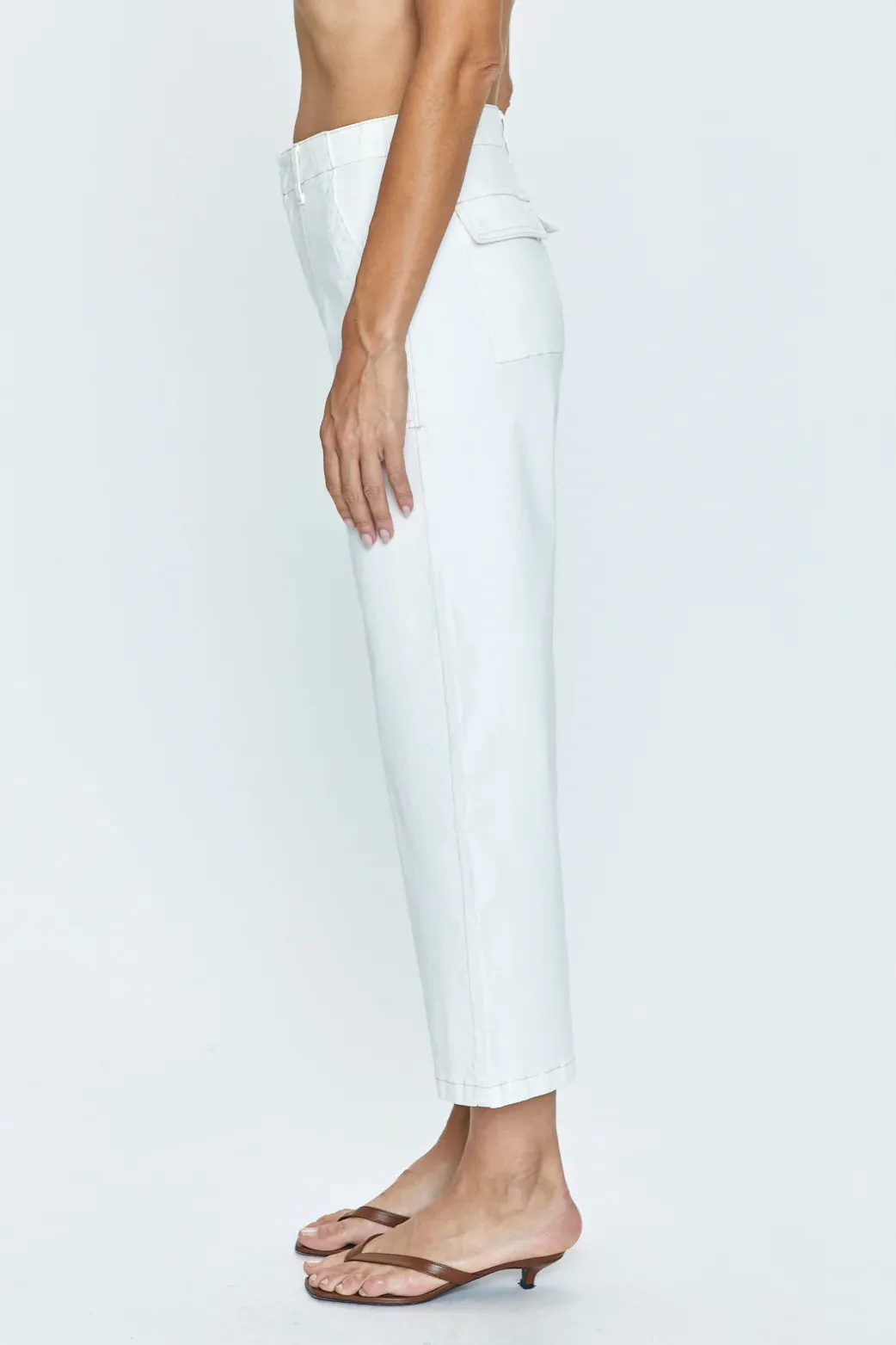 Sophia Wide Leg Pant Le Blanc