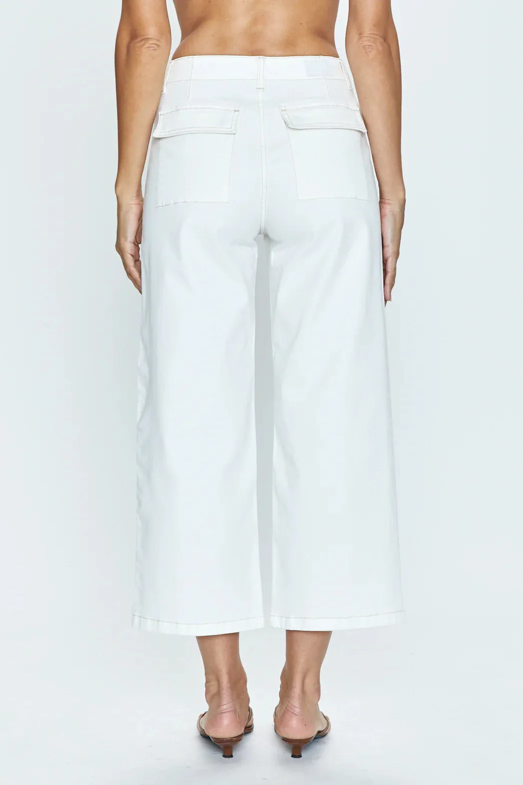 Sophia Wide Leg Pant Le Blanc