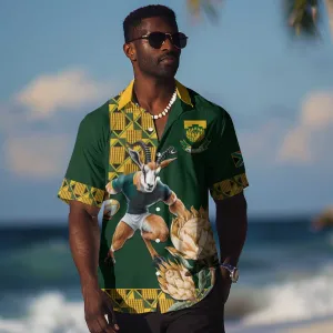 South Africa Rugby History World Champions Hawaiian Shirt Springboks Make History LT9