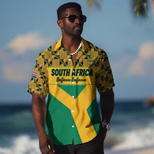 South Africa Soccer Custom Hawaiian Shirt Bafana Bafana LT15