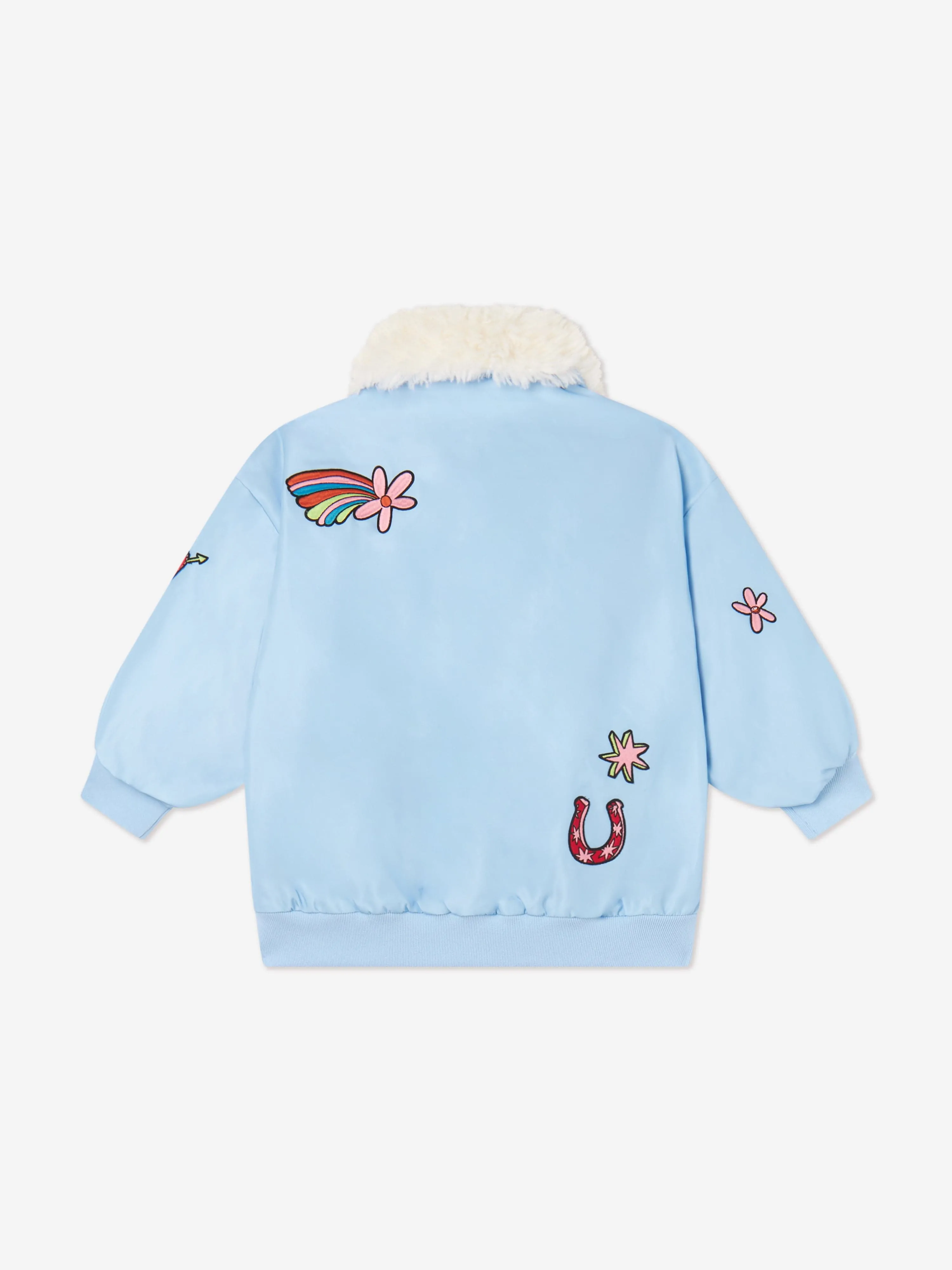 Stella McCartney Girls Zip Up Jacket in Blue