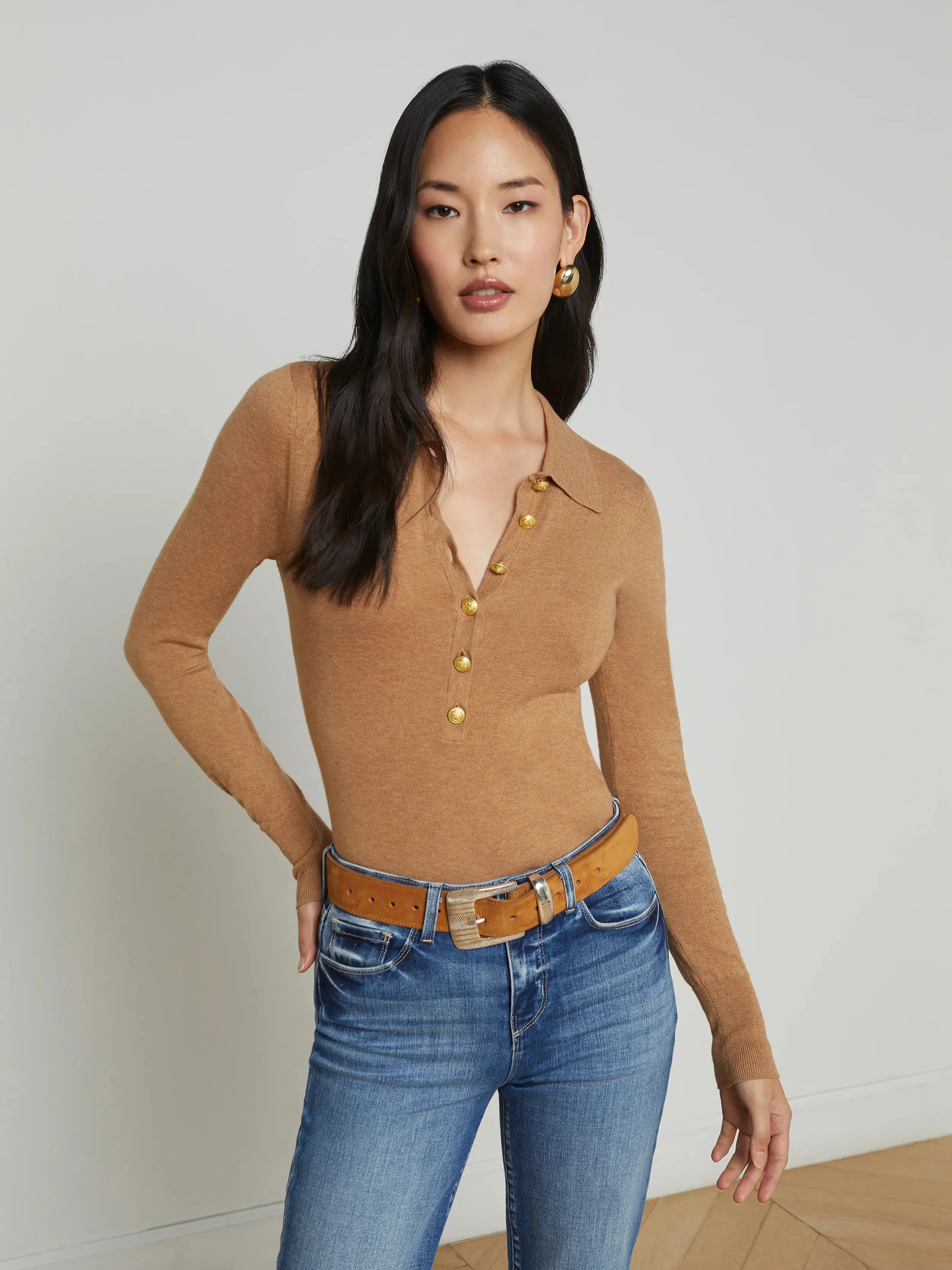 STERLING COLLARED SWEATER