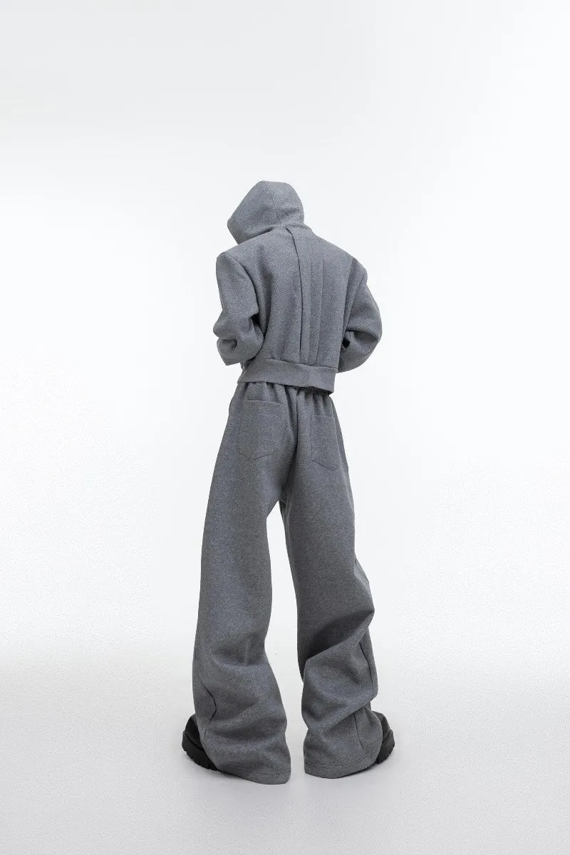 Structured Cropped Hoodie