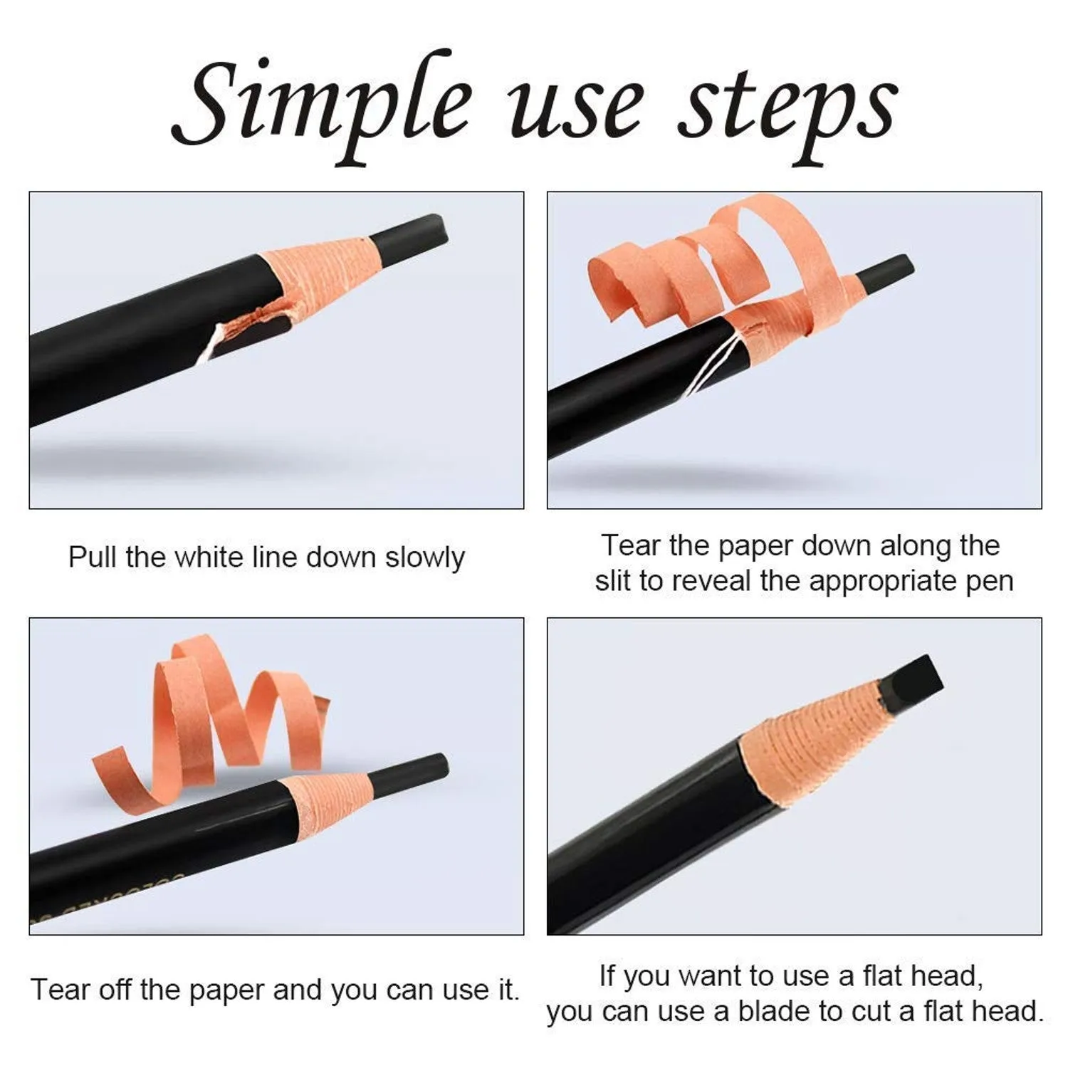 Studio dedicated Hensel 1818 eyebrow pencil hard core waterproof long-lasting non-fading eyebrow pencil- 06 Gray