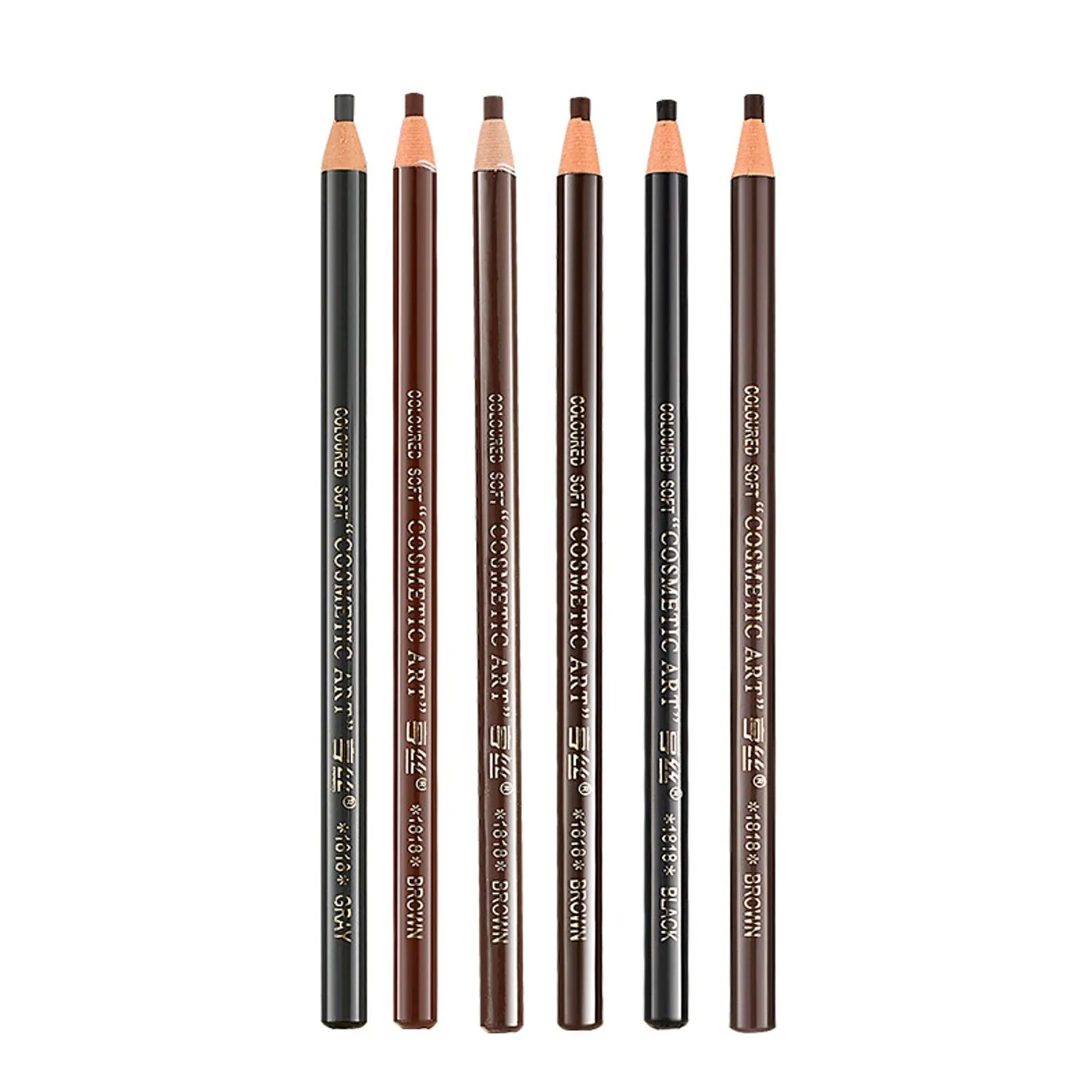 Studio dedicated Hensel 1818 eyebrow pencil hard core waterproof long-lasting non-fading eyebrow pencil-Black