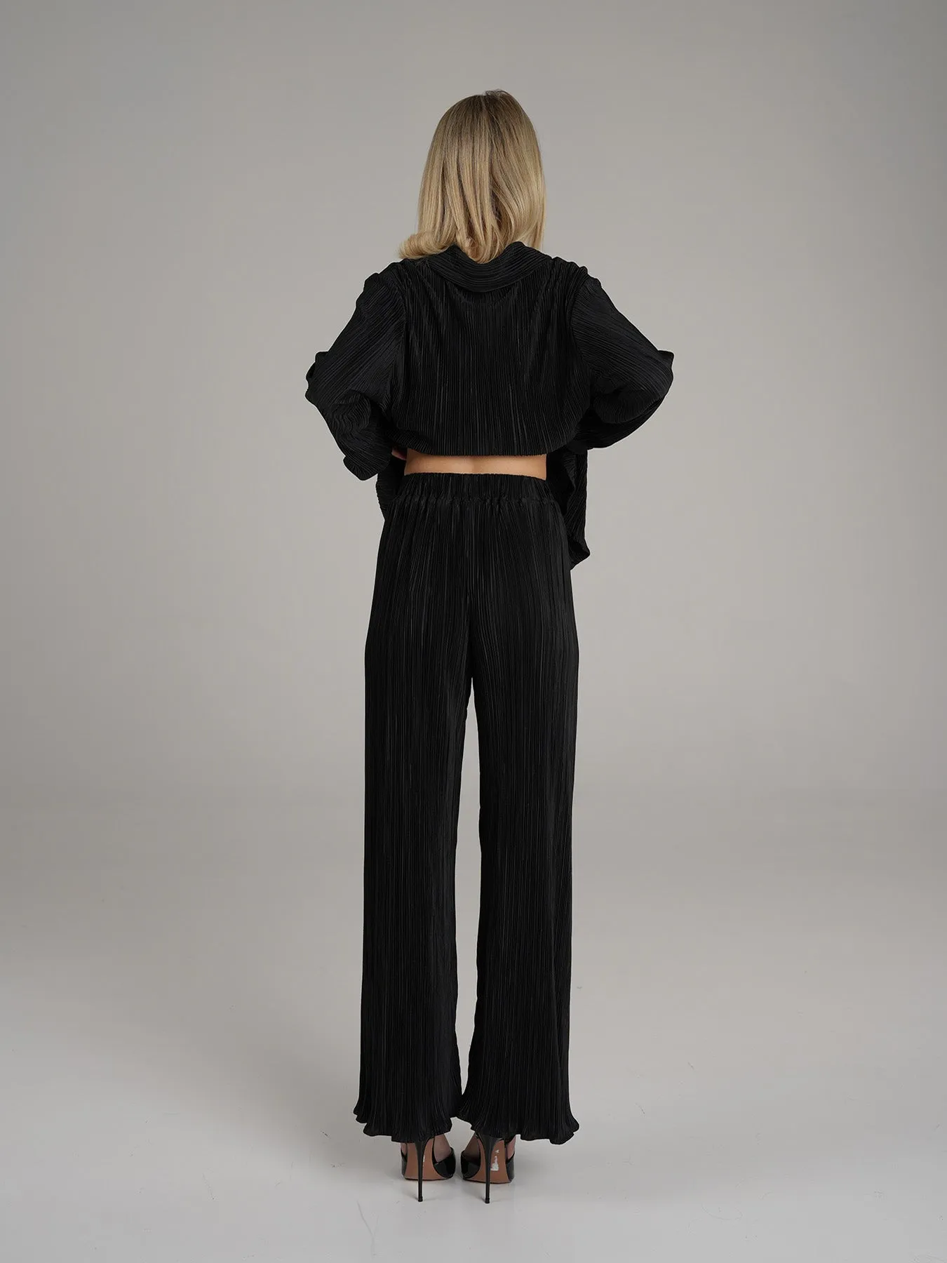 SUNDAZE - Pleated Pants • Black