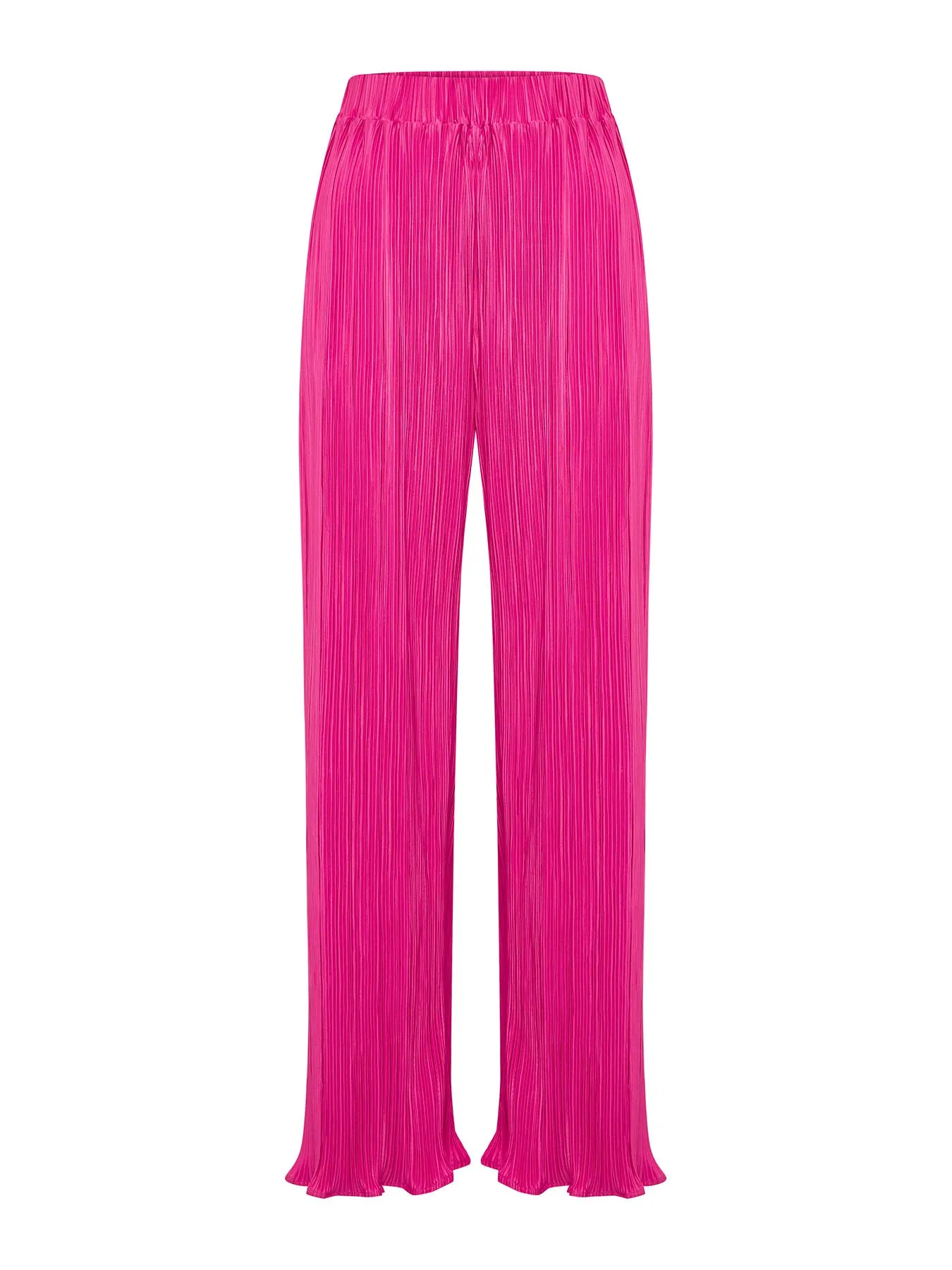SUNDAZE - Pleated Pants • Wild Berry