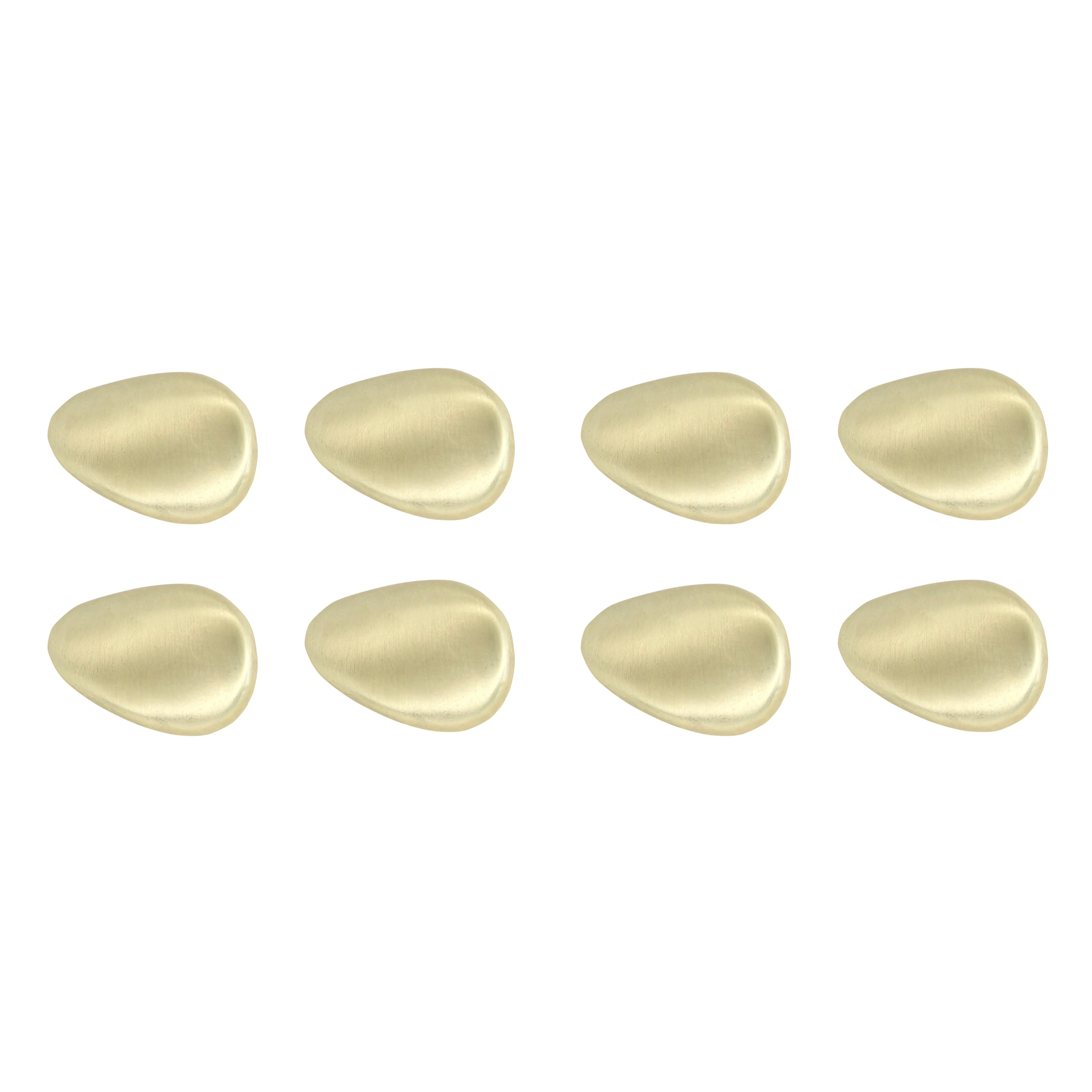 Teardrop-Shaped Metal Button (Pack of 8 Buttons)