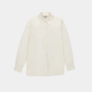 Tech Slk Long Sleeve Button Top