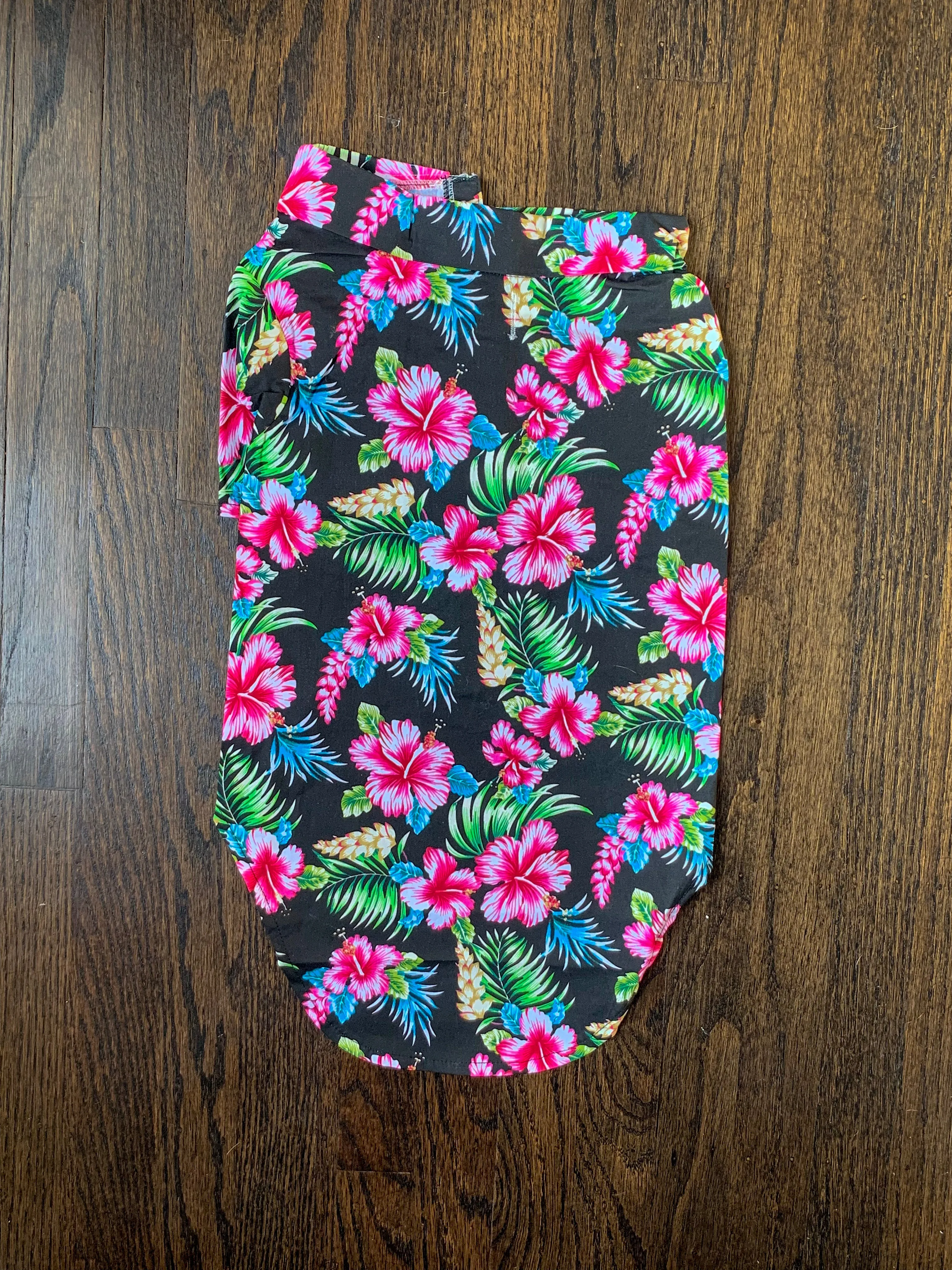 The Aloha Shirt — Floral Black