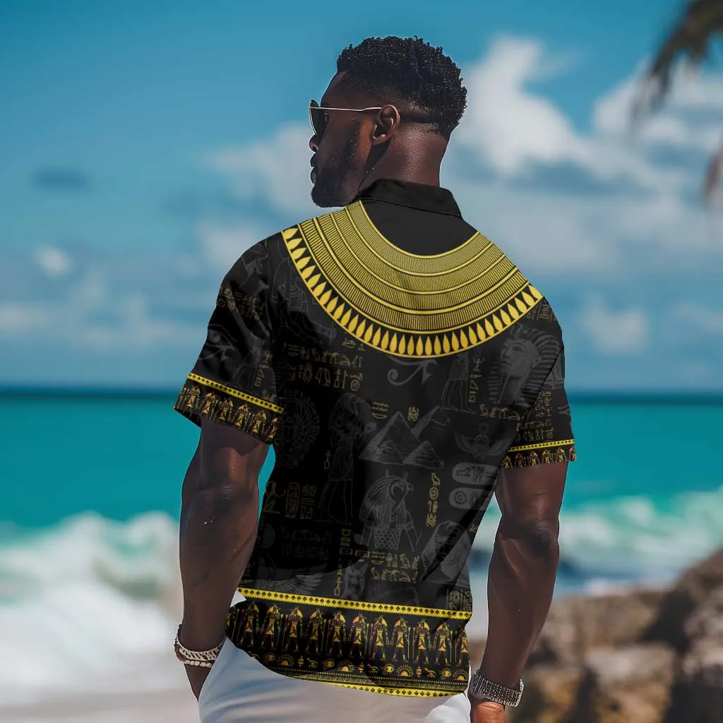 The Ankh Egyptian Hieroglyphs Hawaiian Shirt LT9