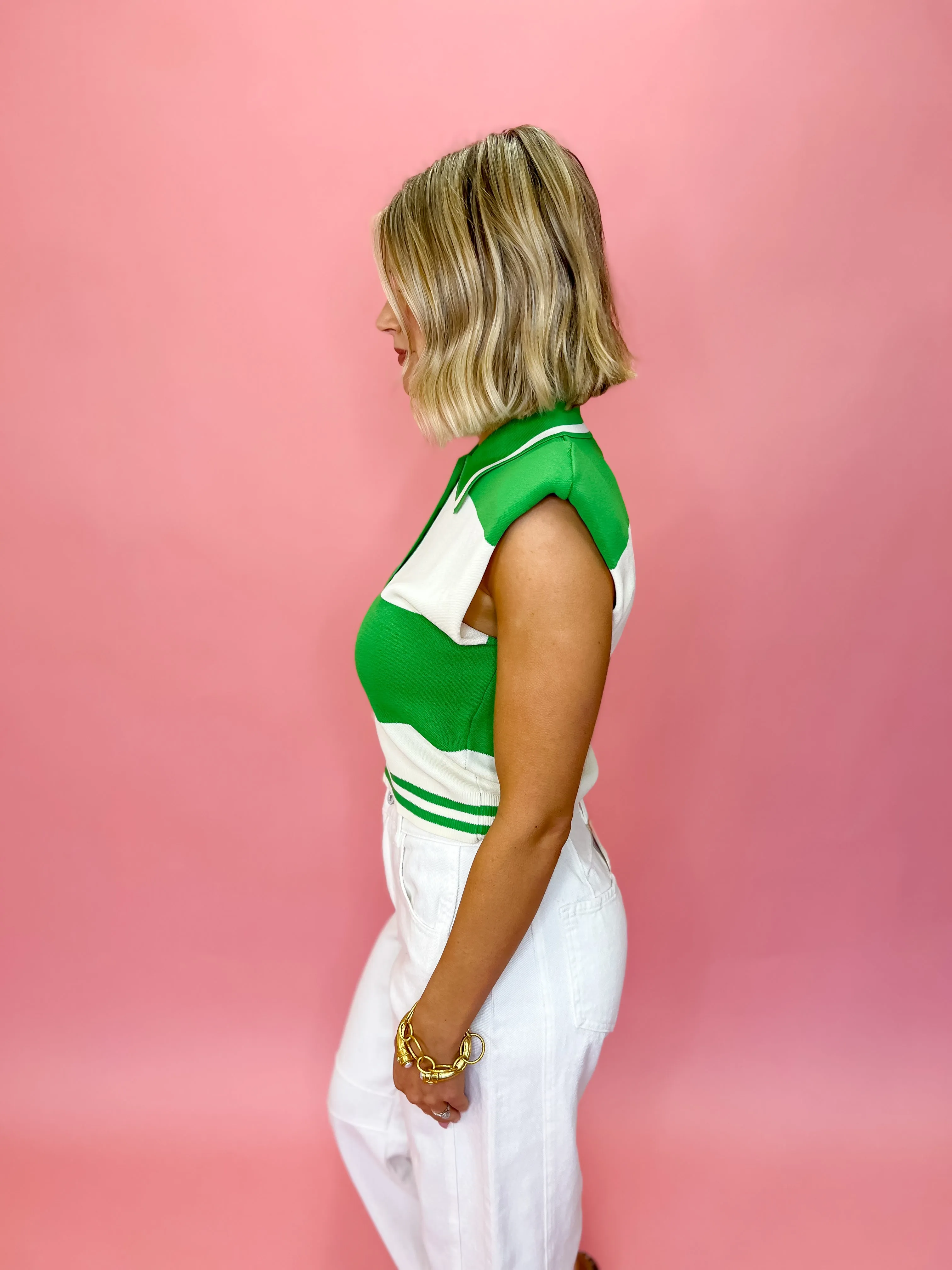 The Clubhouse Sweater Top - Green