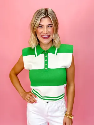 The Clubhouse Sweater Top - Green