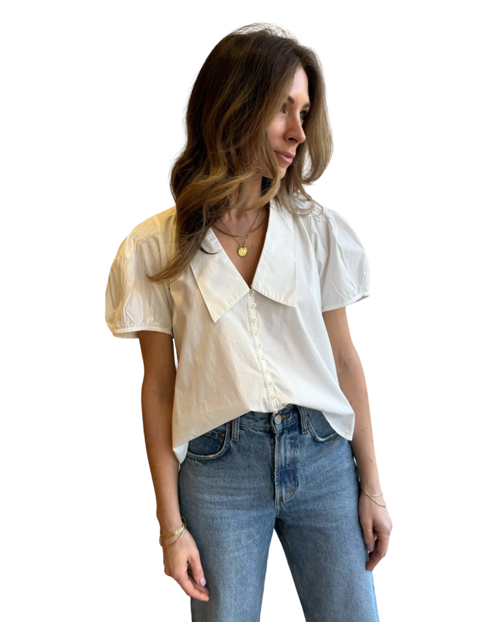 The Fairway Top in White