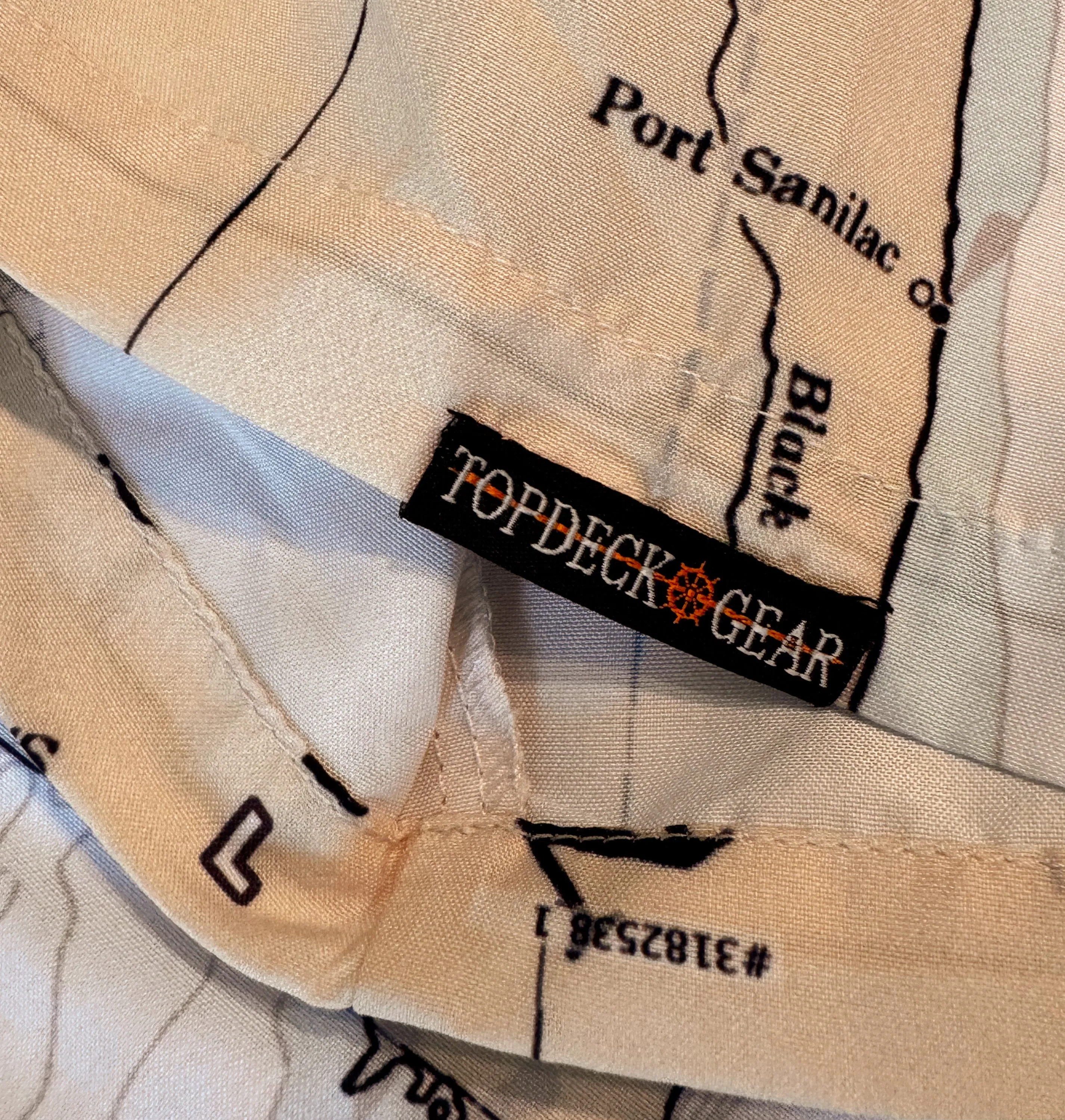 The Lake Huron Coconut Button Camp Shirt