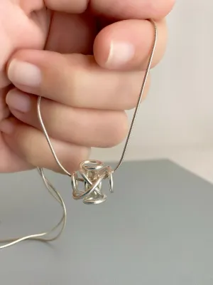 The Large Sculpture Pendant Necklace