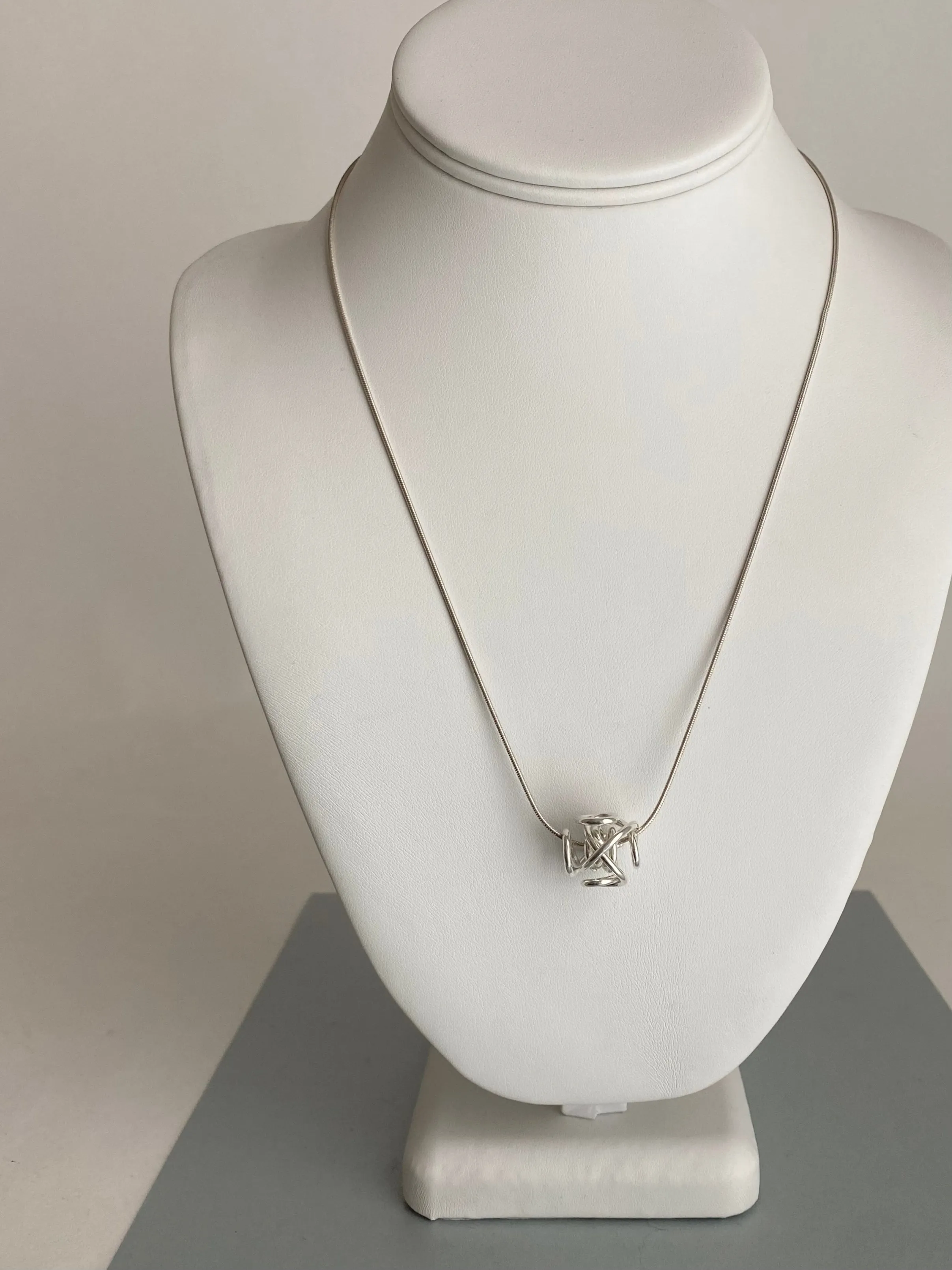 The Large Sculpture Pendant Necklace