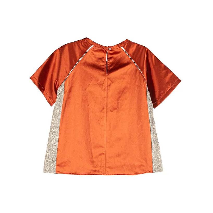 The Panel Blouse - Multi Stripes