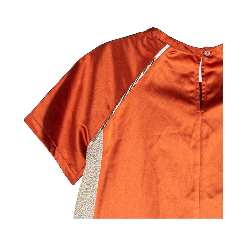 The Panel Blouse - Multi Stripes