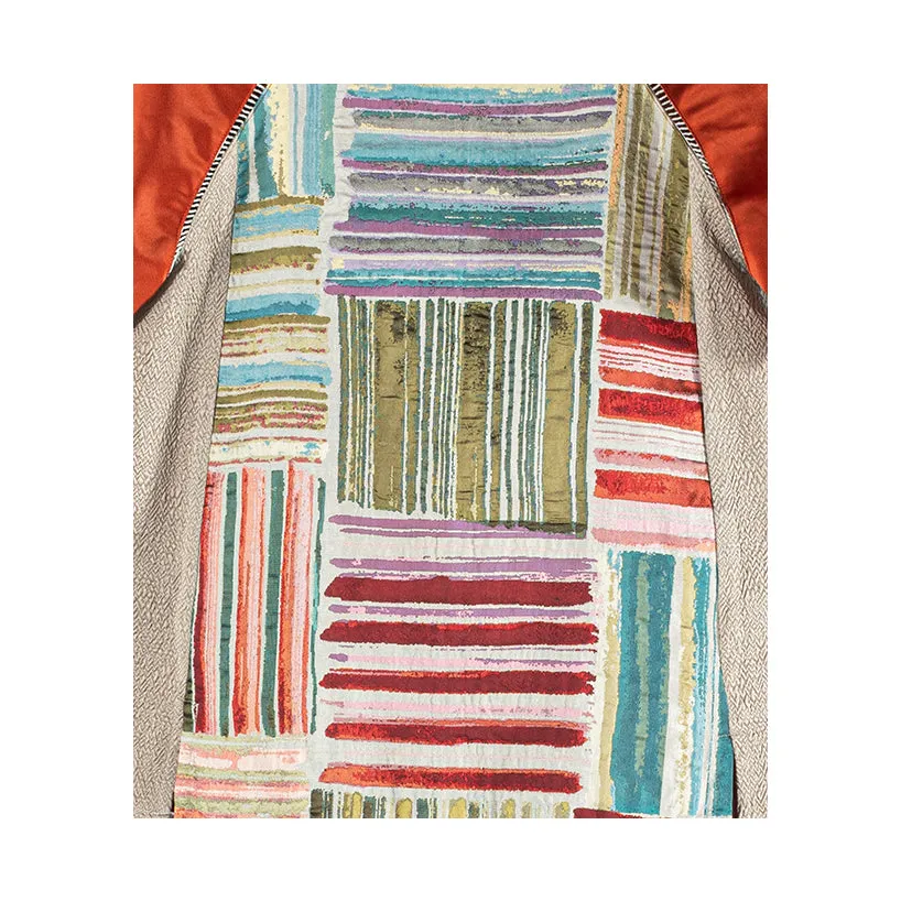 The Panel Blouse - Multi Stripes