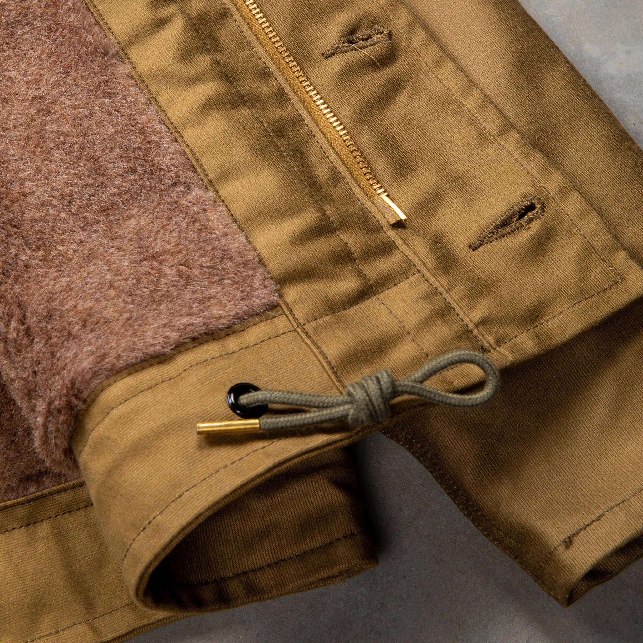 The Real McCoy's N-1 Deck Jacket Khaki
