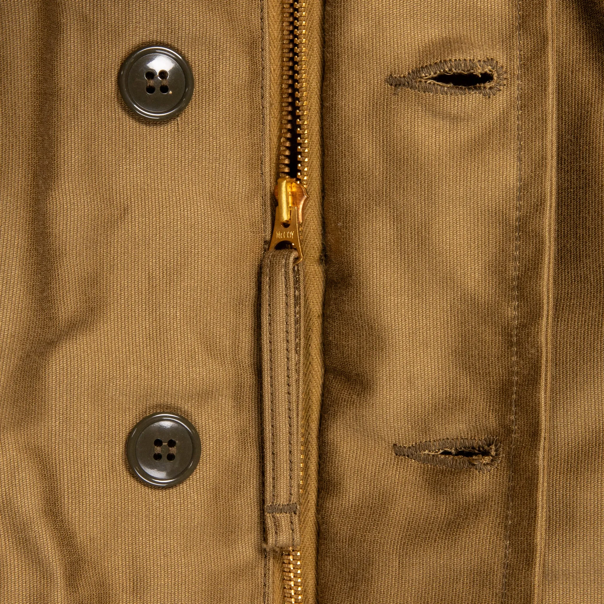 The Real McCoy's N-1 Deck Jacket Khaki