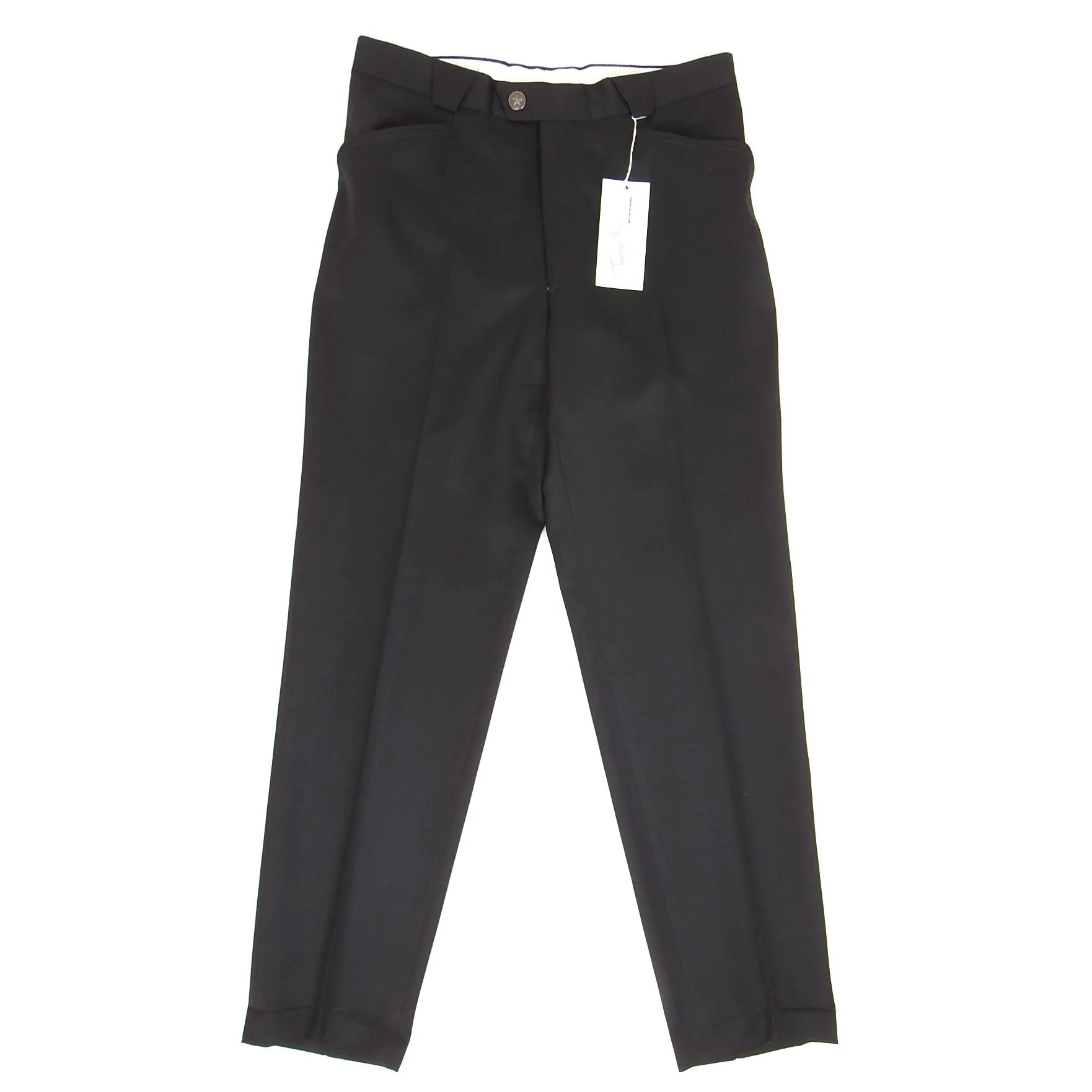 Thierry Mugler Pleated Wool Pants Size 50