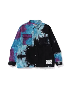 Tie Dye Relaxed Fit Cpo Shirts