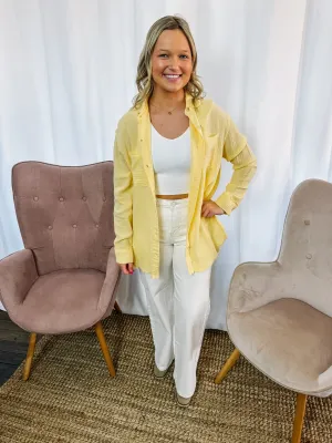 Tinsley- Soft Washed Crinkled Gauze Button Down Shirts