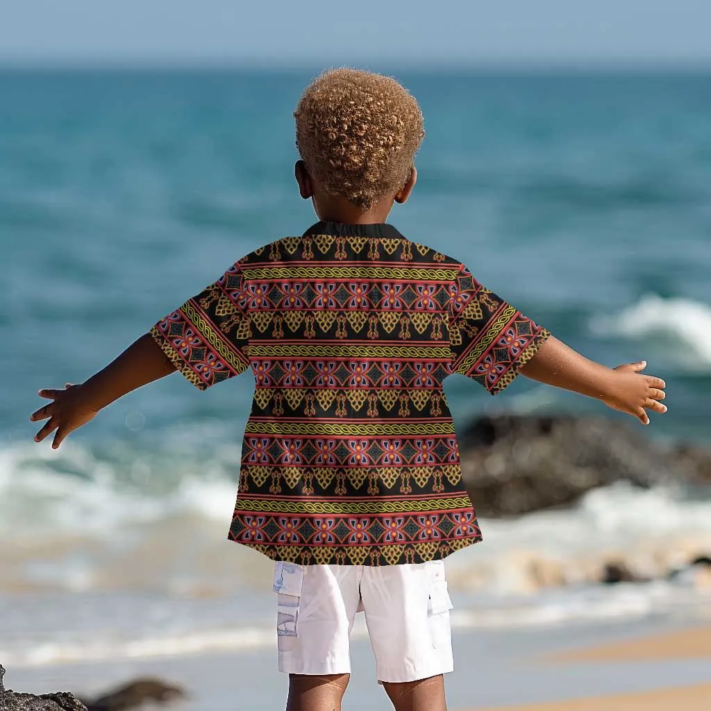 Toghu Cameroon Kid Hawaiian Shirt Traditional Pattern LT15