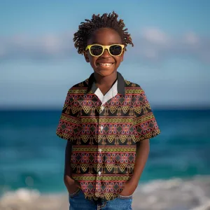 Toghu Cameroon Kid Hawaiian Shirt Traditional Pattern LT15
