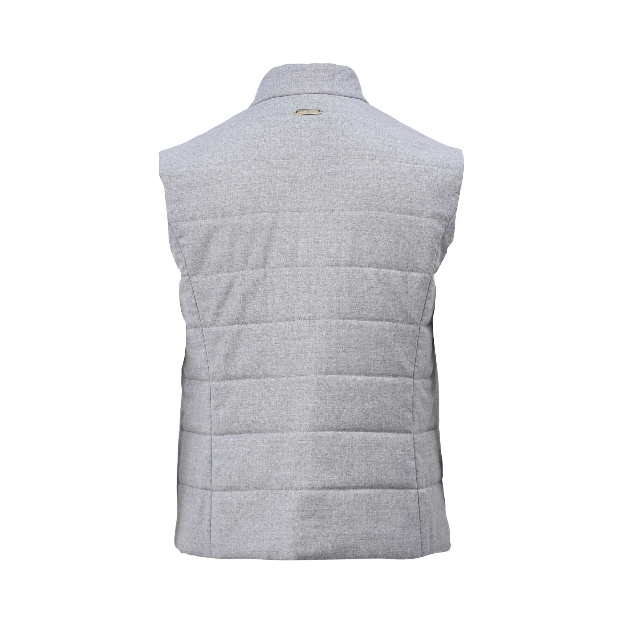 Tombolini Men's Grey Sleeveless Quilted Vest