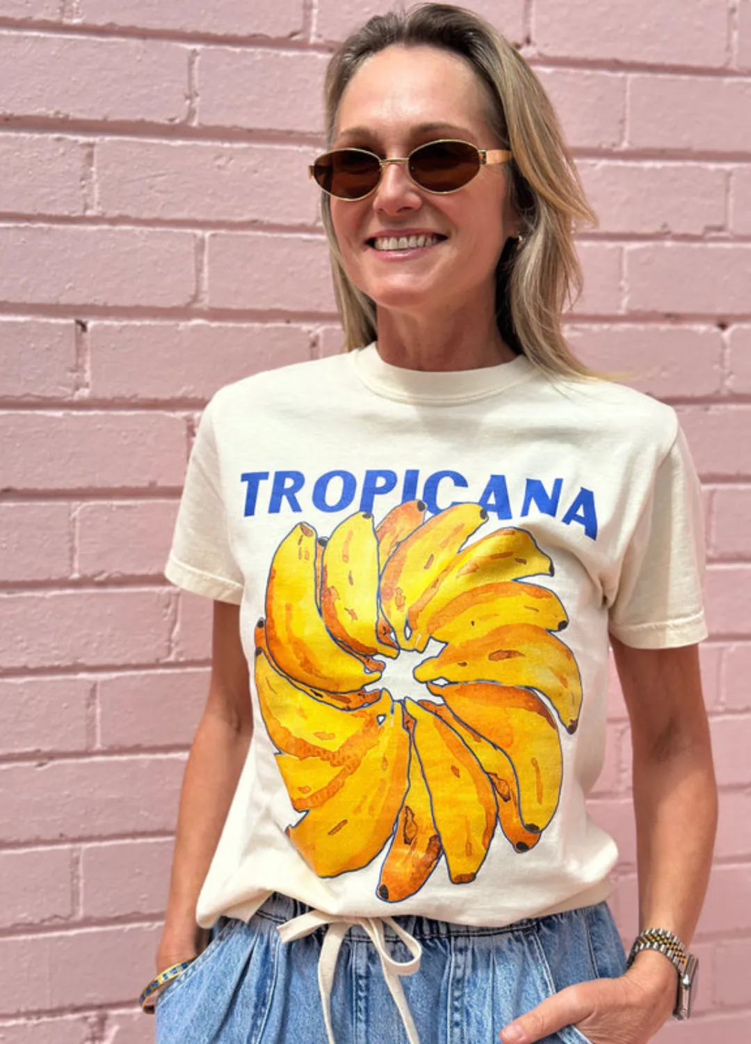 Tropicana Banana Tee (Butter)
