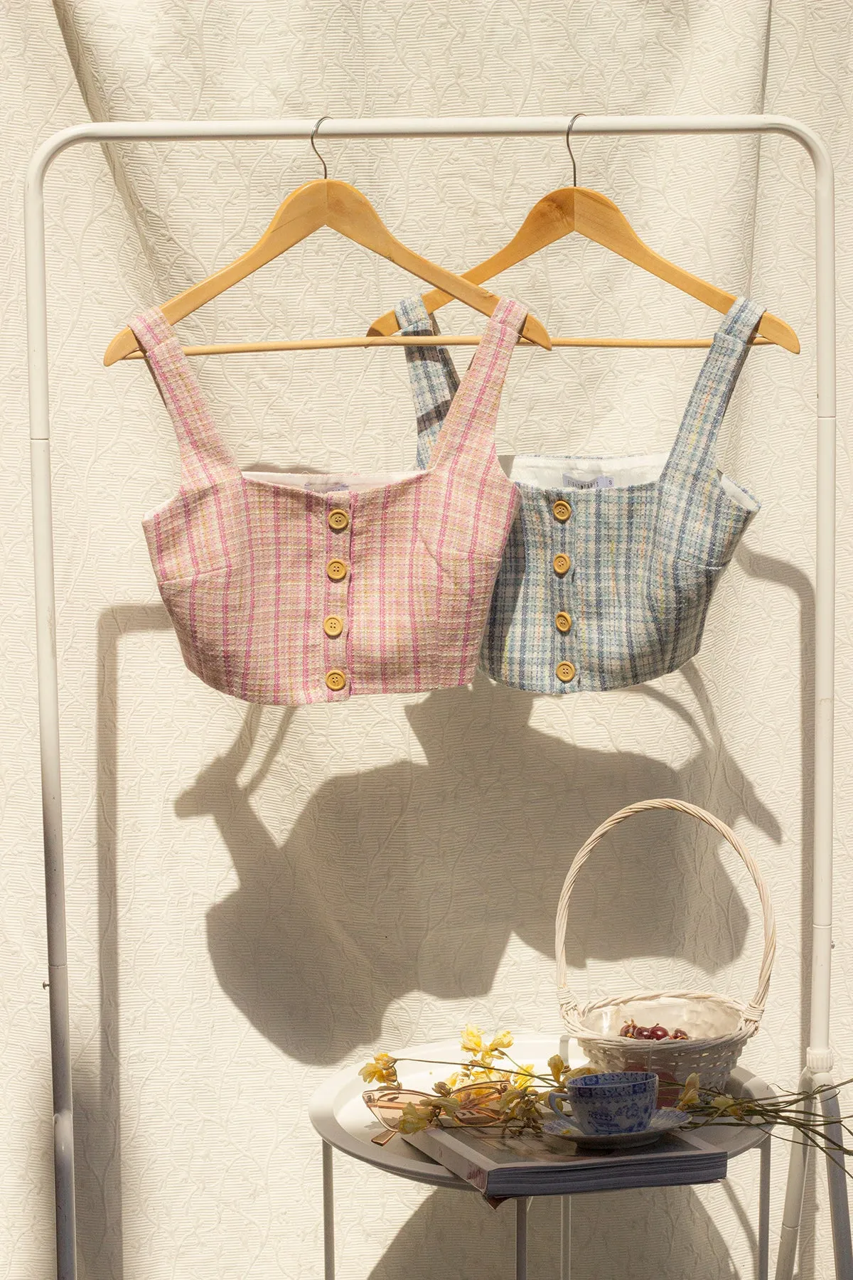 Tweed Crop Top