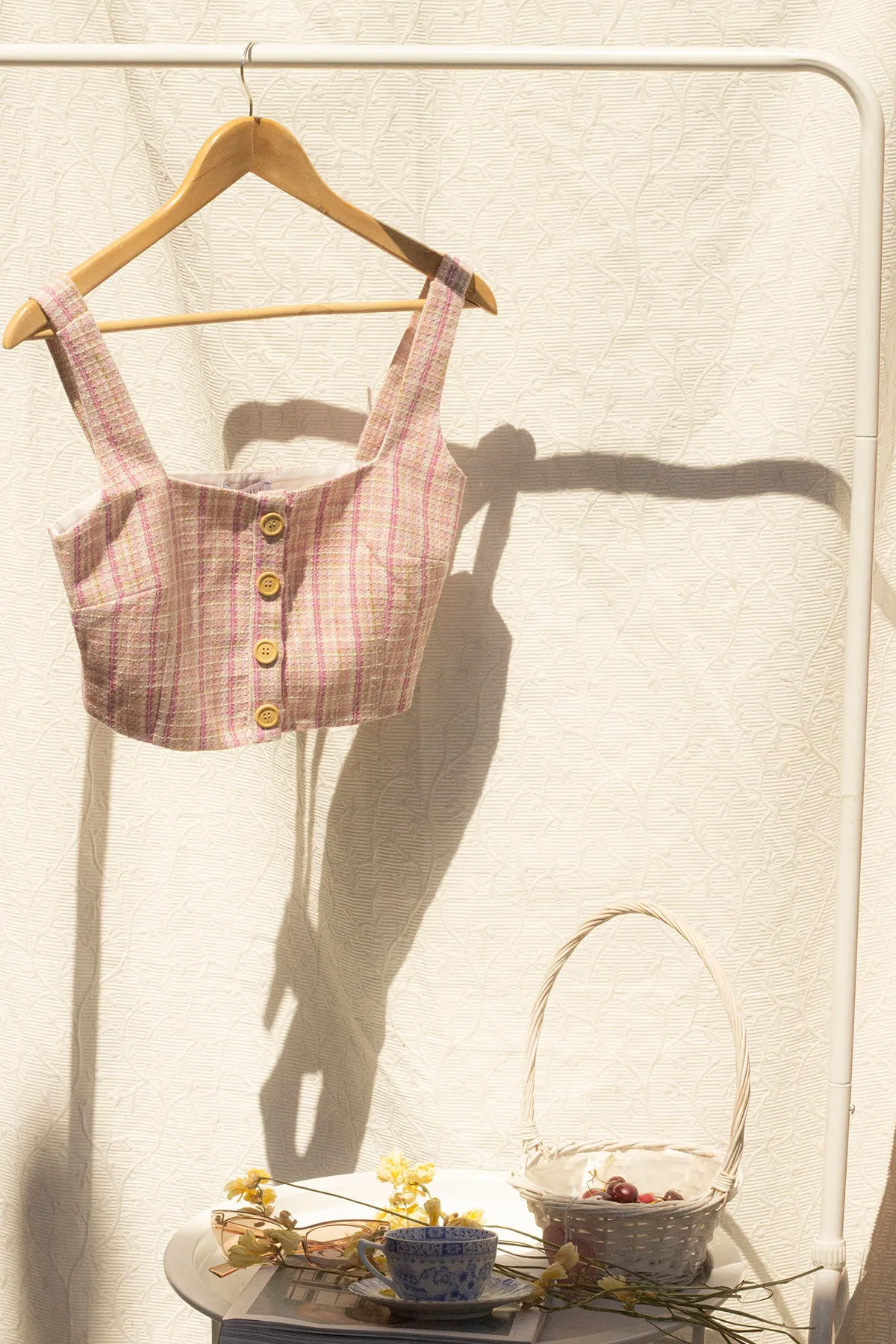 Tweed Crop Top