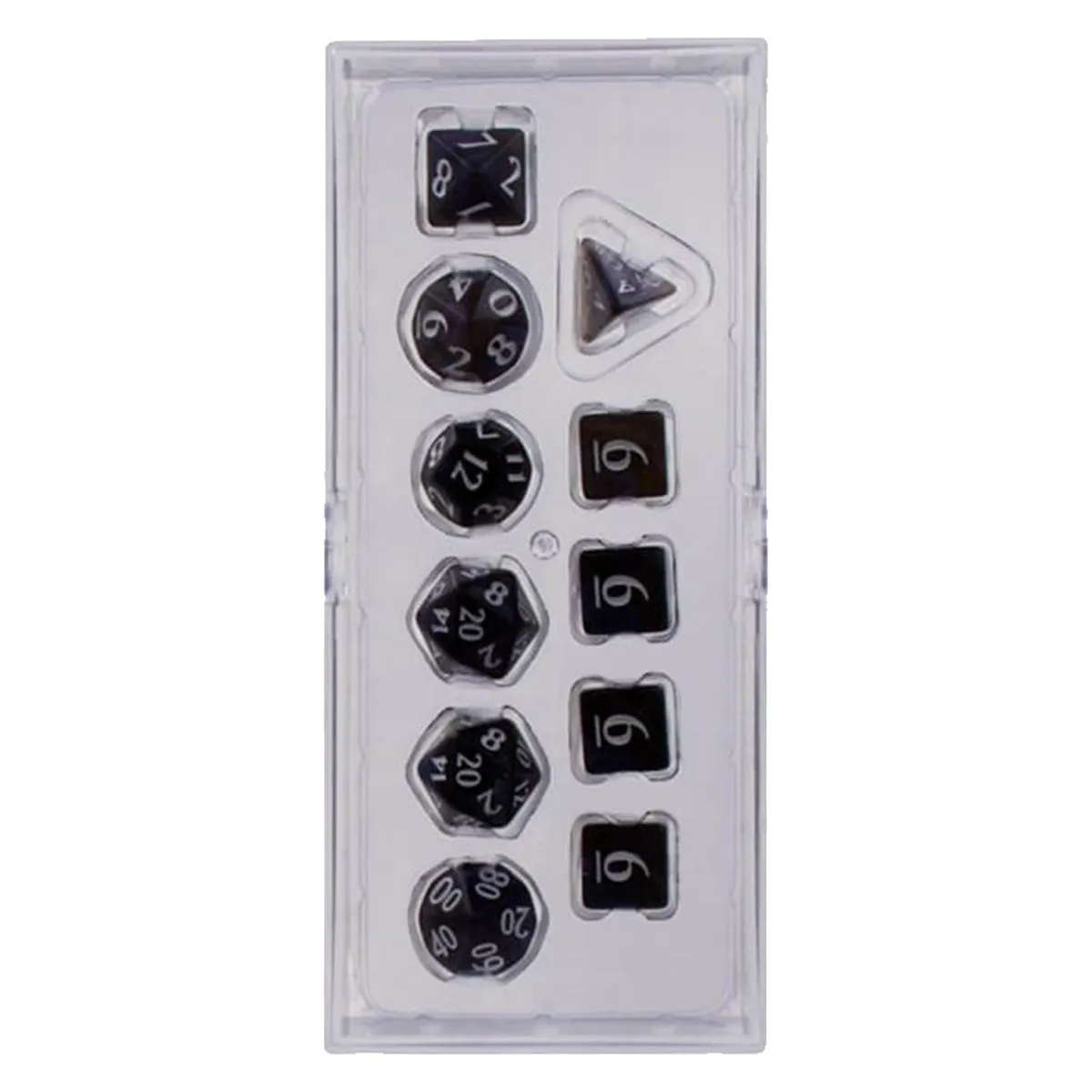 ULTRA PRO Eclipse 11 Dice Set Jet Black
