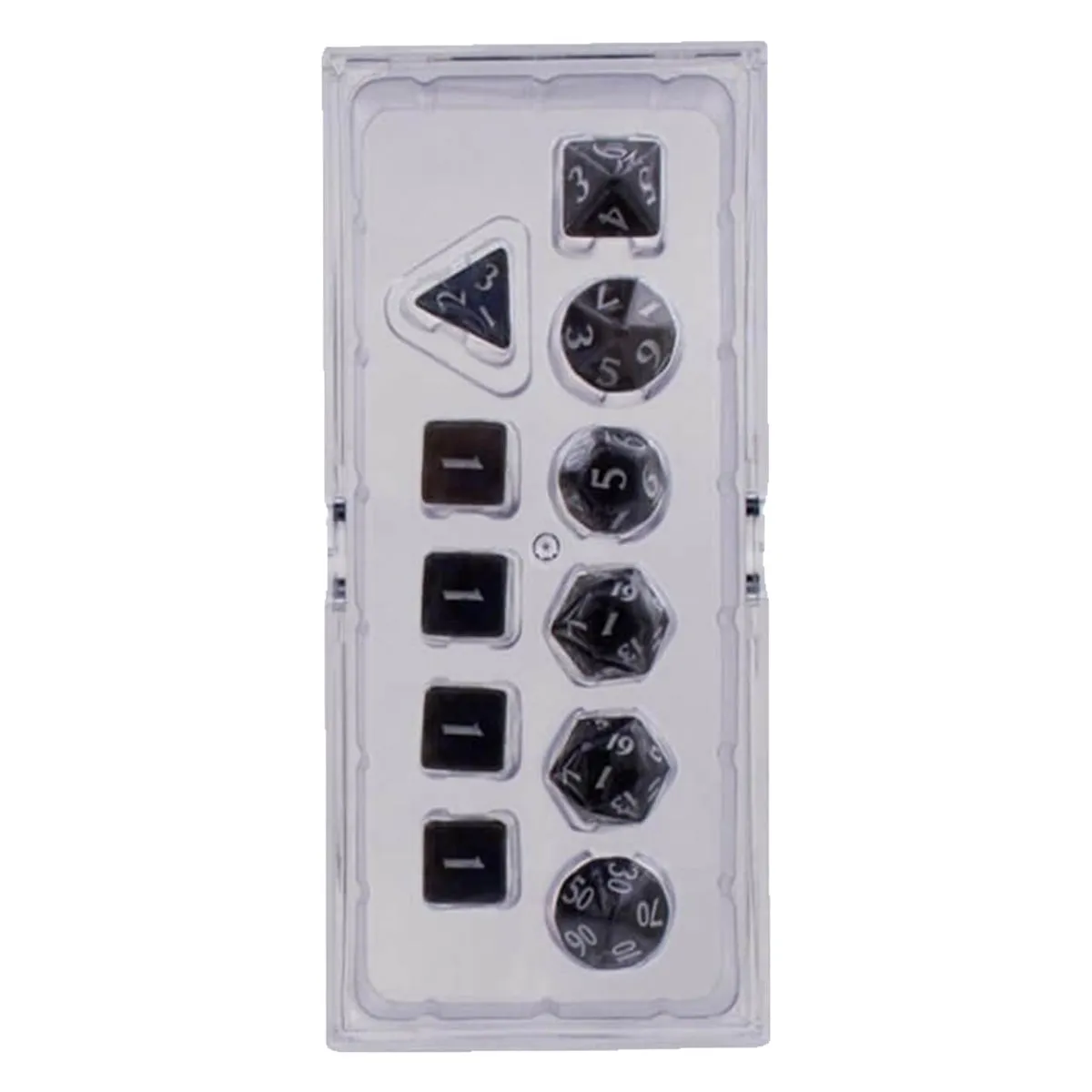 ULTRA PRO Eclipse 11 Dice Set Jet Black