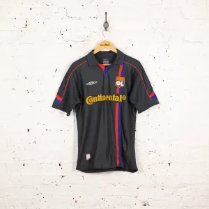 Umbro Olympique Lyonnais Lyon 2003 Govou Away Football Shirt- Grey - M