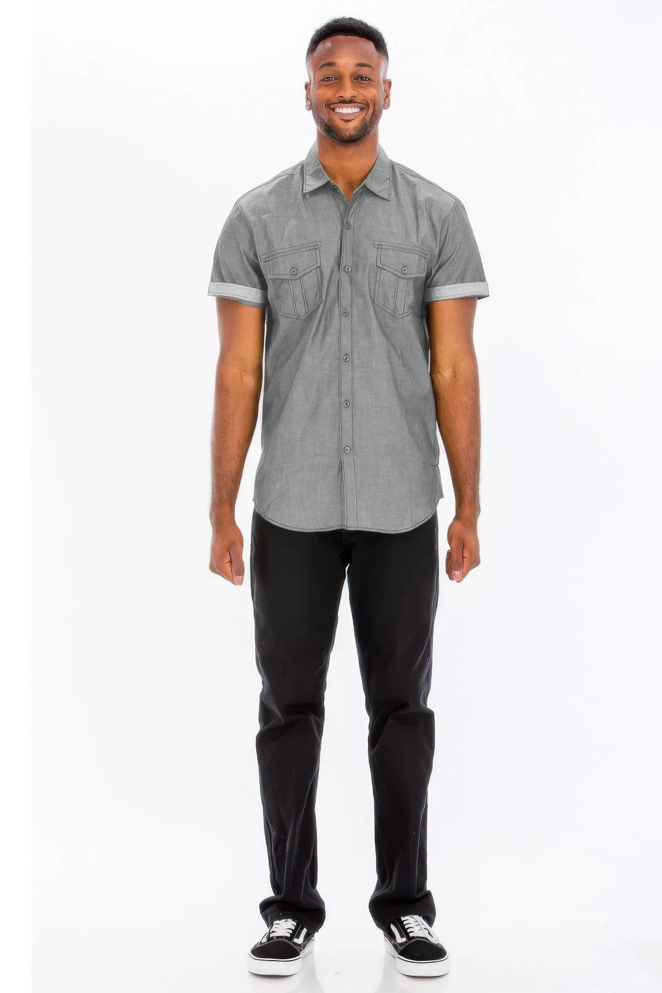 VacationGrabs Short Sleeve Vacation Shirts for Men