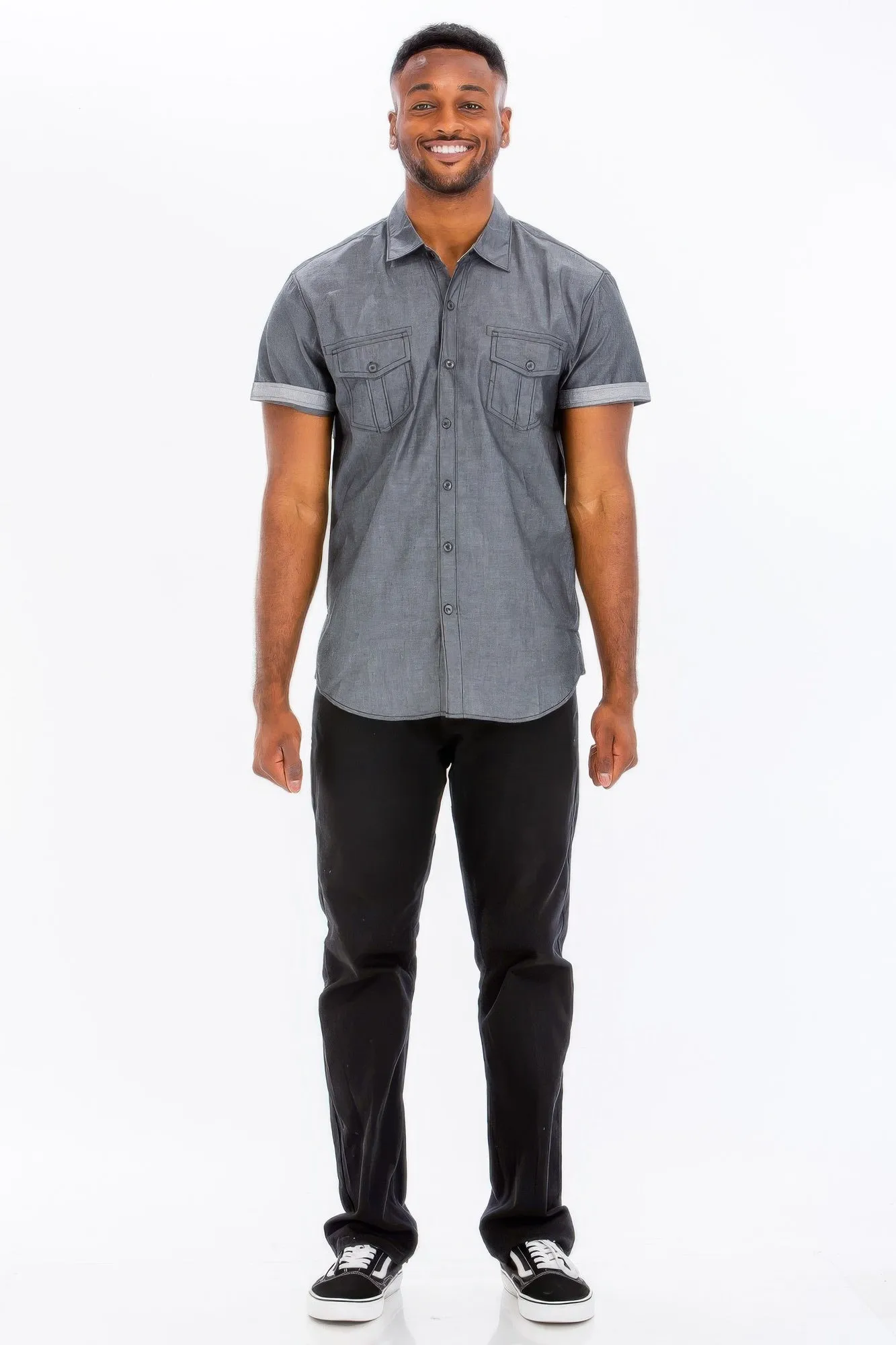 VacationGrabs Short Sleeve Vacation Shirts for Men
