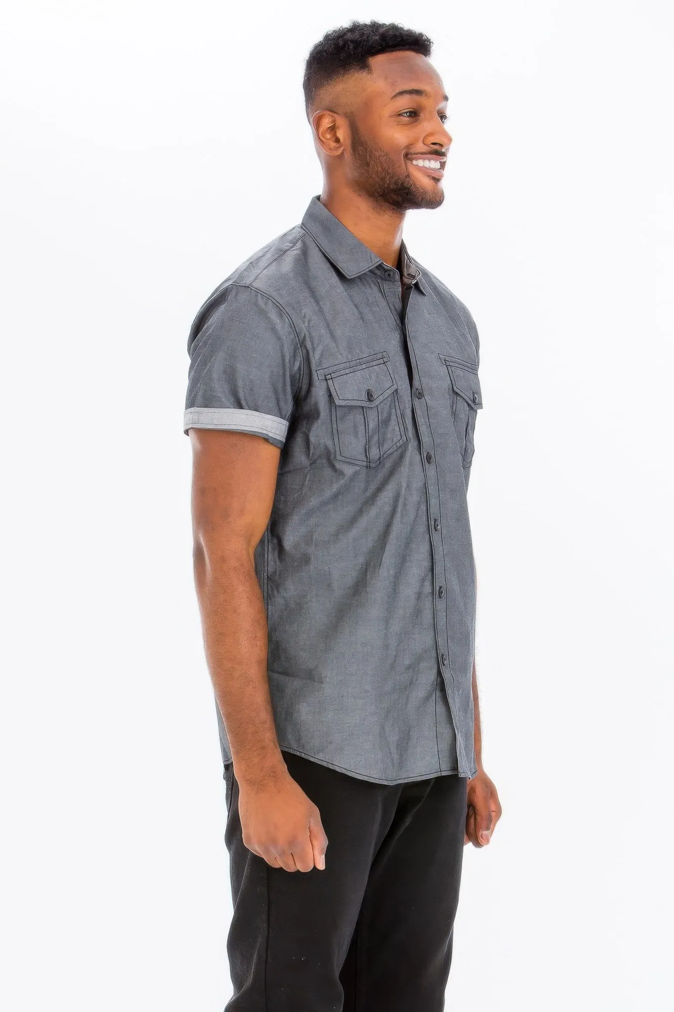 VacationGrabs Short Sleeve Vacation Shirts for Men