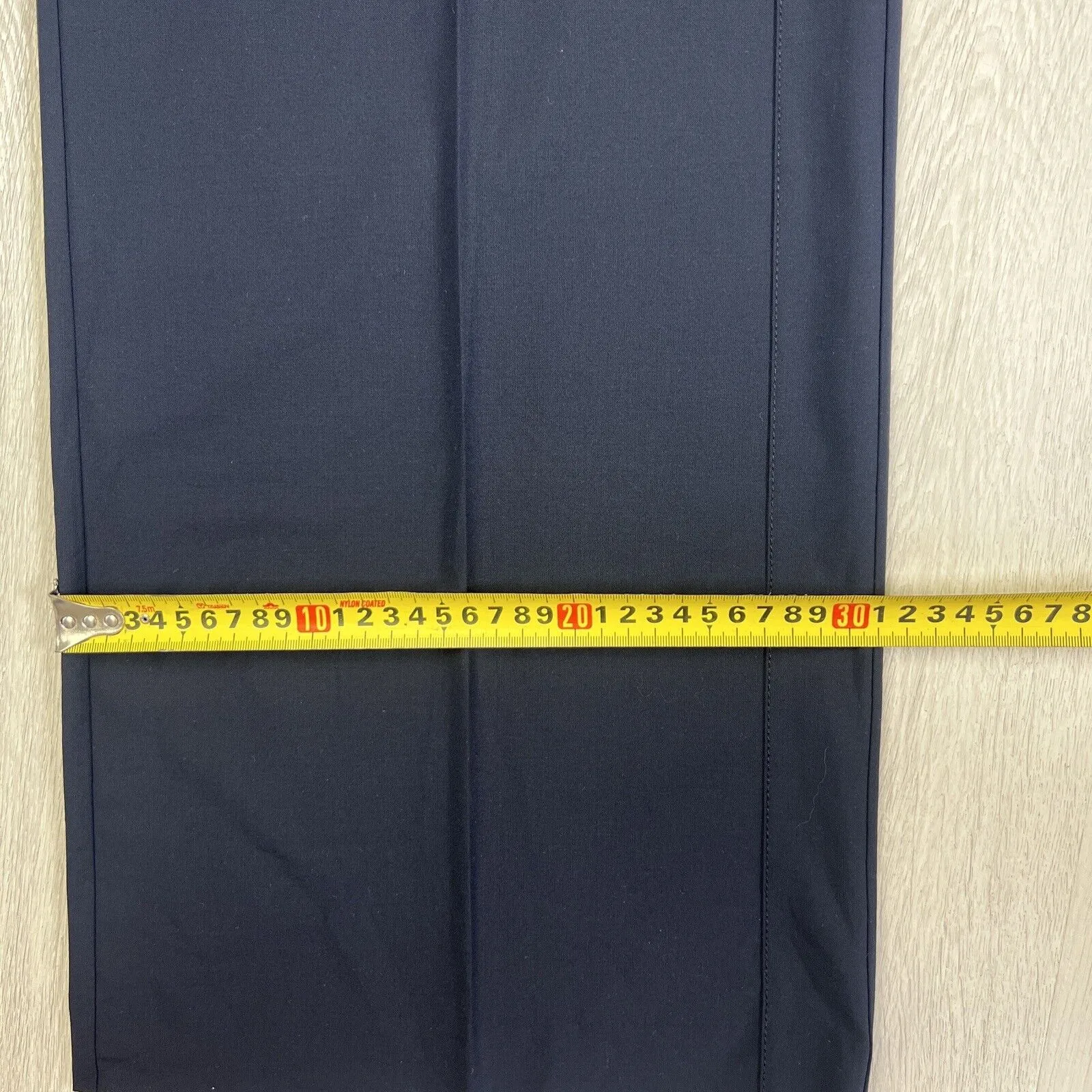 Veronika Maine Womens Navy Blue Suit Dress Pants Wide Leg Size 14 (New)