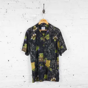 Vintage Hawaiian Vineyard Shirt - Black - M