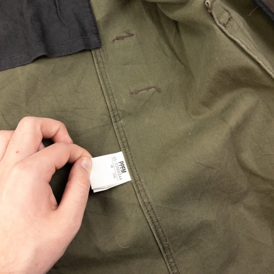 Vintage PPFM Button Up Military Jacket Size L
