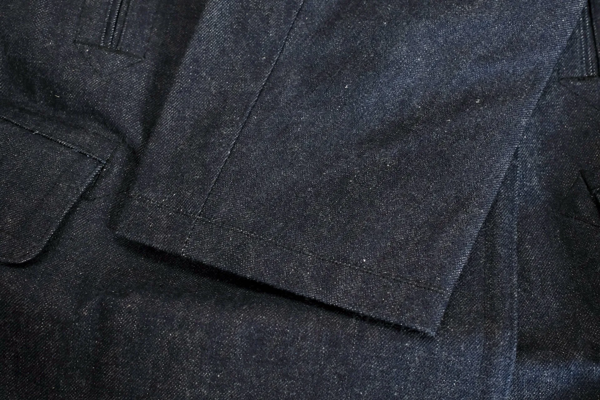 Warehouse Indigo Dyed Denim "WWI Style 13 Stars" Pea Coat