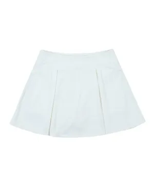[Warehouse Sale] Haley Golf Wear Women's A-Line Pleated Skirt White